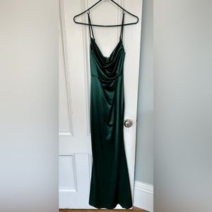 Emerald Green Evening Gown